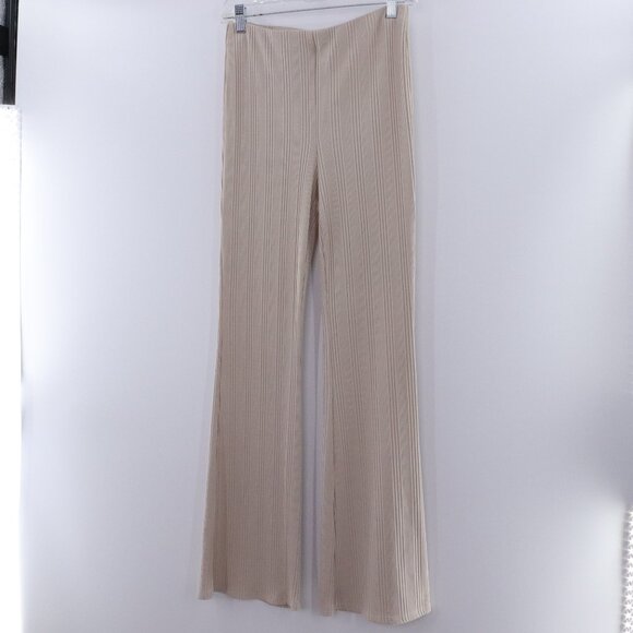 Elodie | Pull On Ribbed Knit Flare Pants Large - Picture 2 of 6